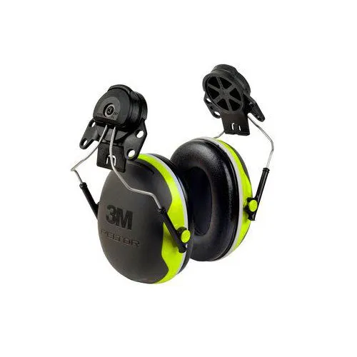 3M X4P3E PELTOR Cap-Attached Earmuffs, NRR 25 Decibel