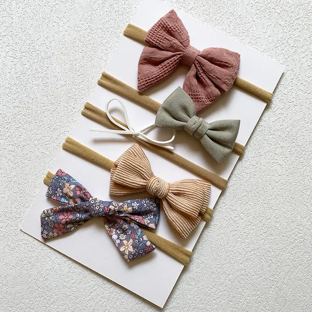 5-piece Baby Headband Bow Set