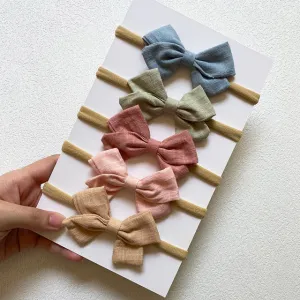 5-piece Baby Headband Bow Set