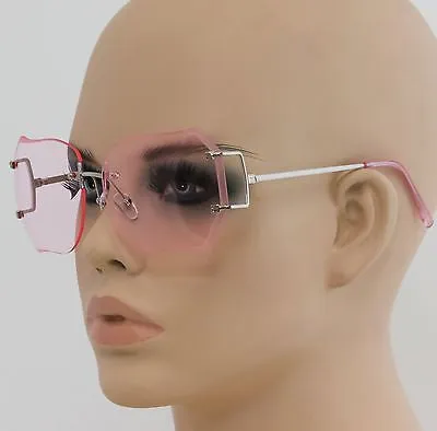 90s Retro clear frame sunglasses