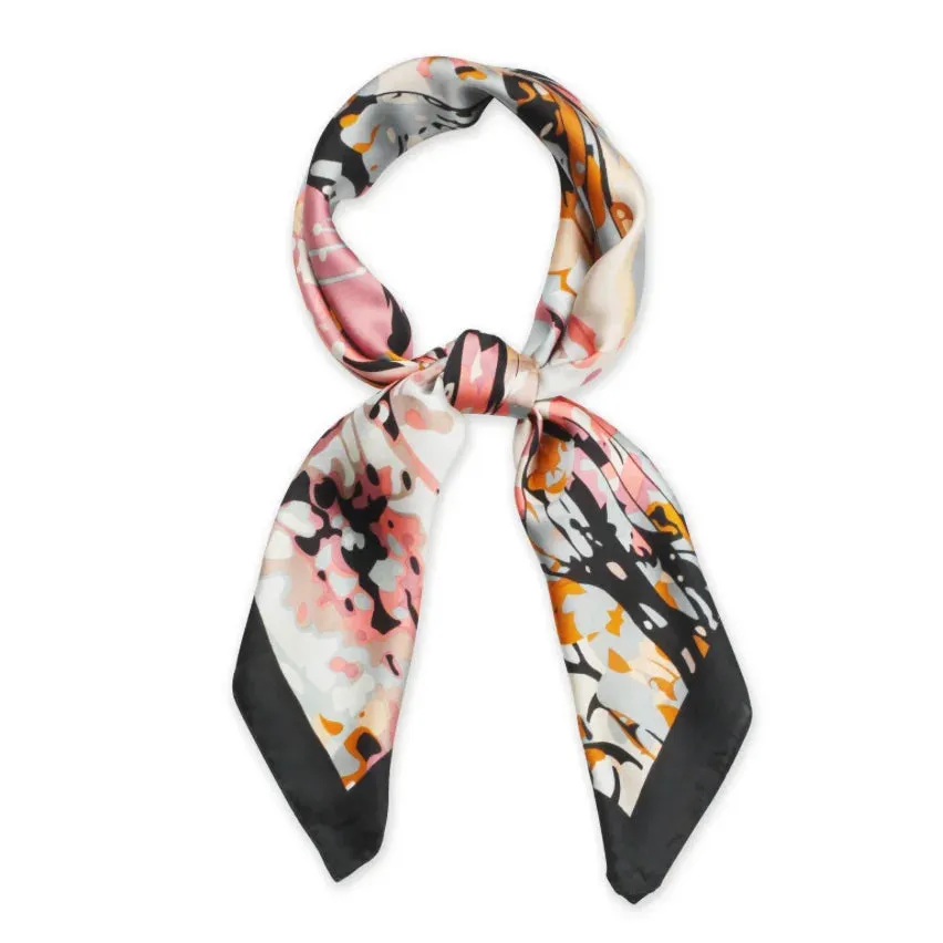 Abstract Satin Scarf