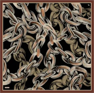 Armine Chain Mirage Silk Scarf #34