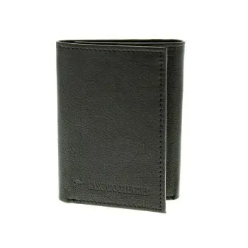 Barmah Kangaroo Leather 2 Fold Wallet - Brown