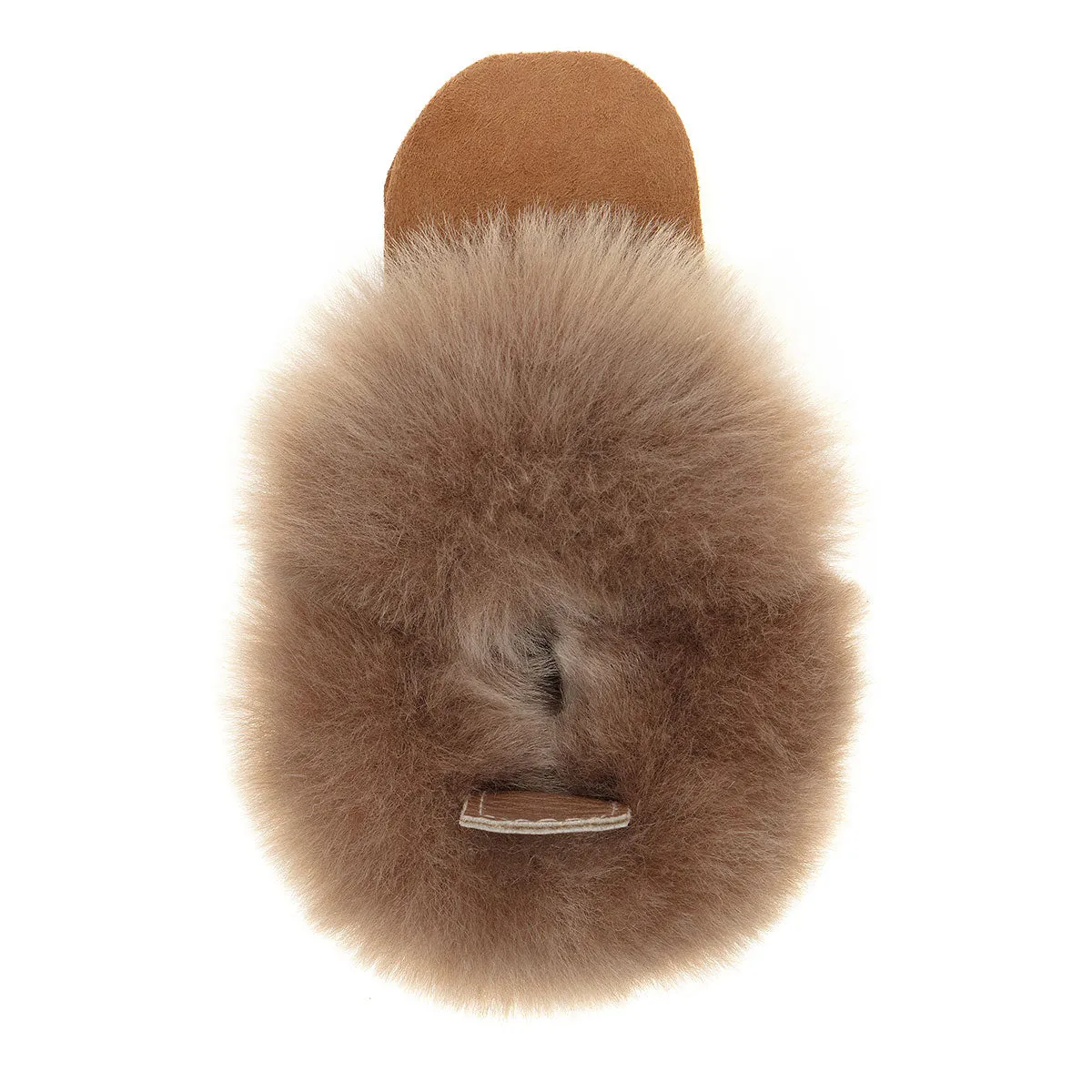 Barra Hand-Stitched Sheepskin Baby Booties - Honey