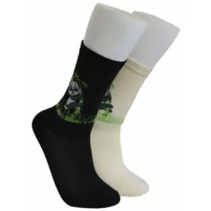 Black Panda Socks