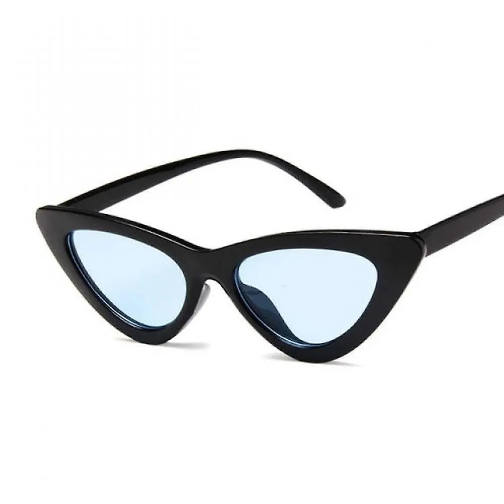 Black Women Sexy Retro Small Cat Eye Sunglasses Colorful