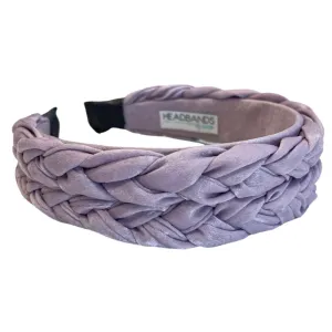 Blushing Braid Headband - Lavender