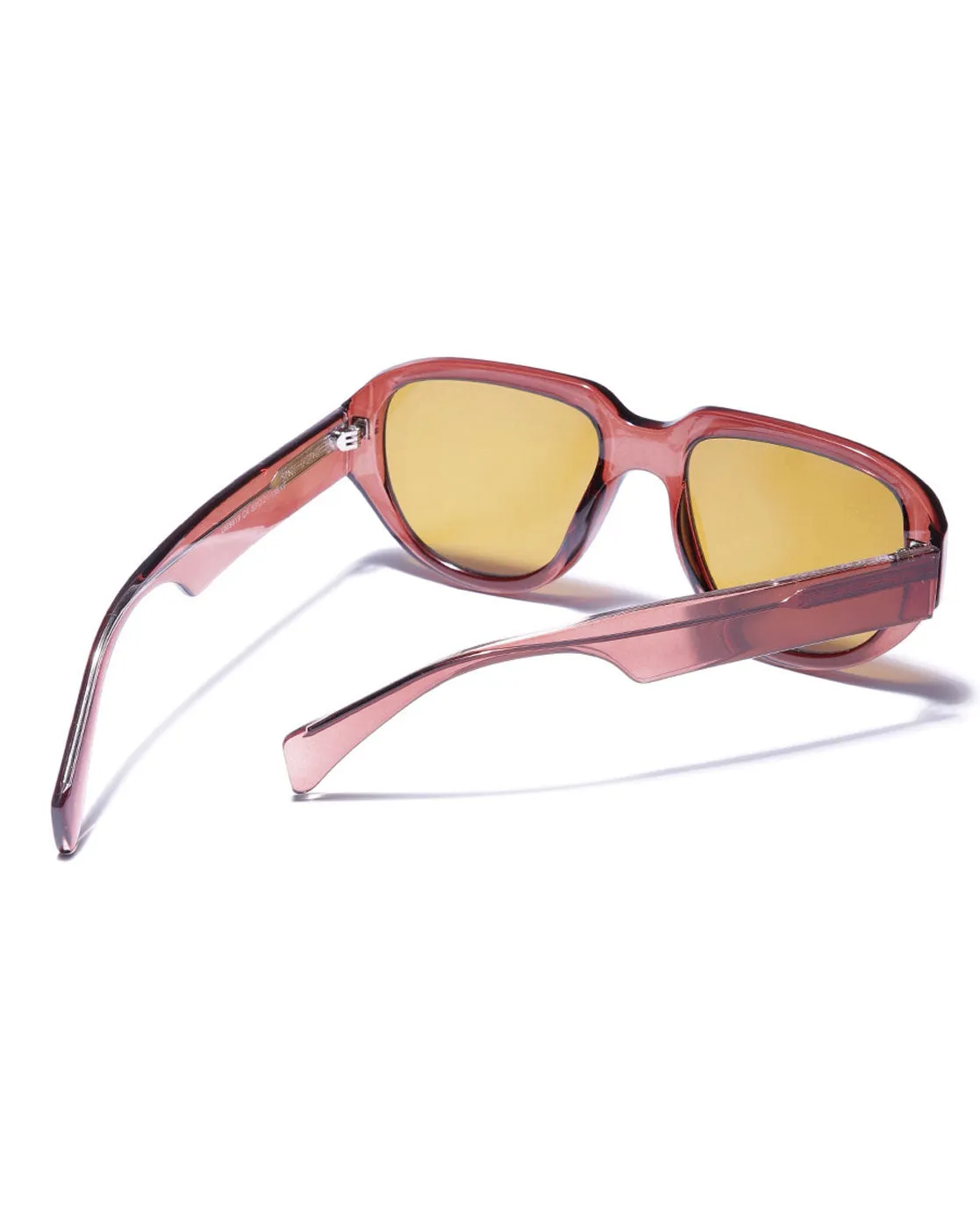 Brown Toned with Polycarbonate UV Protected Lens Oversized Sunglass for women