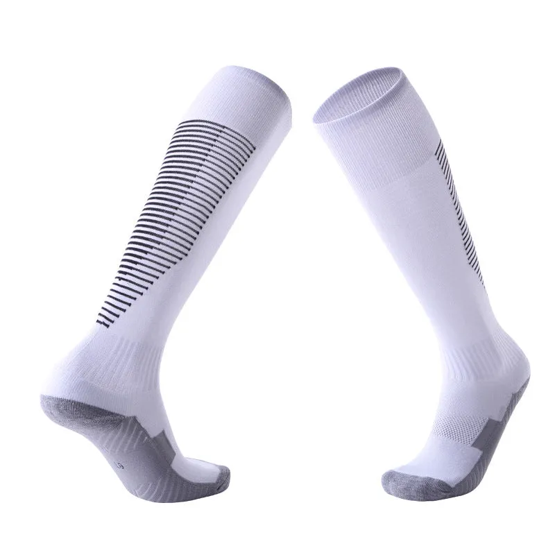 Children's Over-the-Knee Football Socks Men's Thickened Towel Stockings Adult Anti-Slip Sports Socks