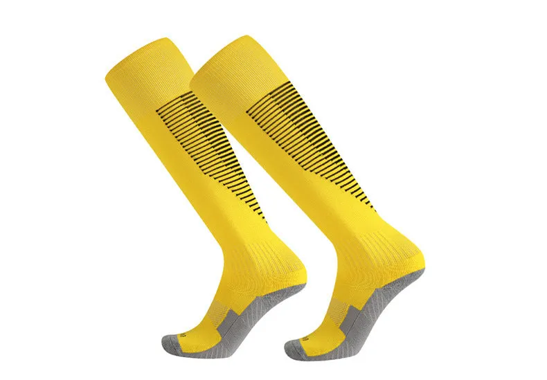 Children's Over-the-Knee Football Socks Men's Thickened Towel Stockings Adult Anti-Slip Sports Socks