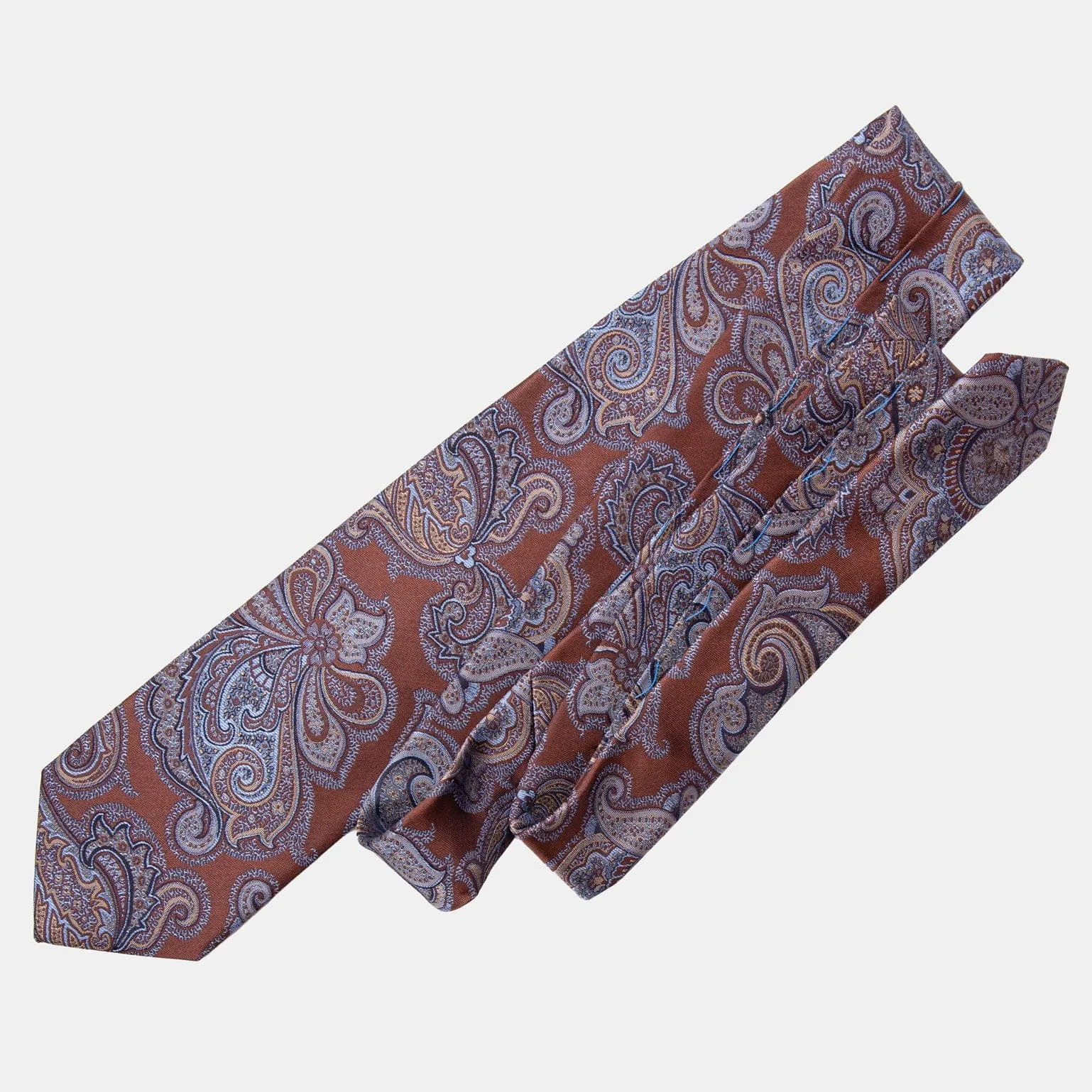 Cortina - Silk Jacquard Tie - Copper