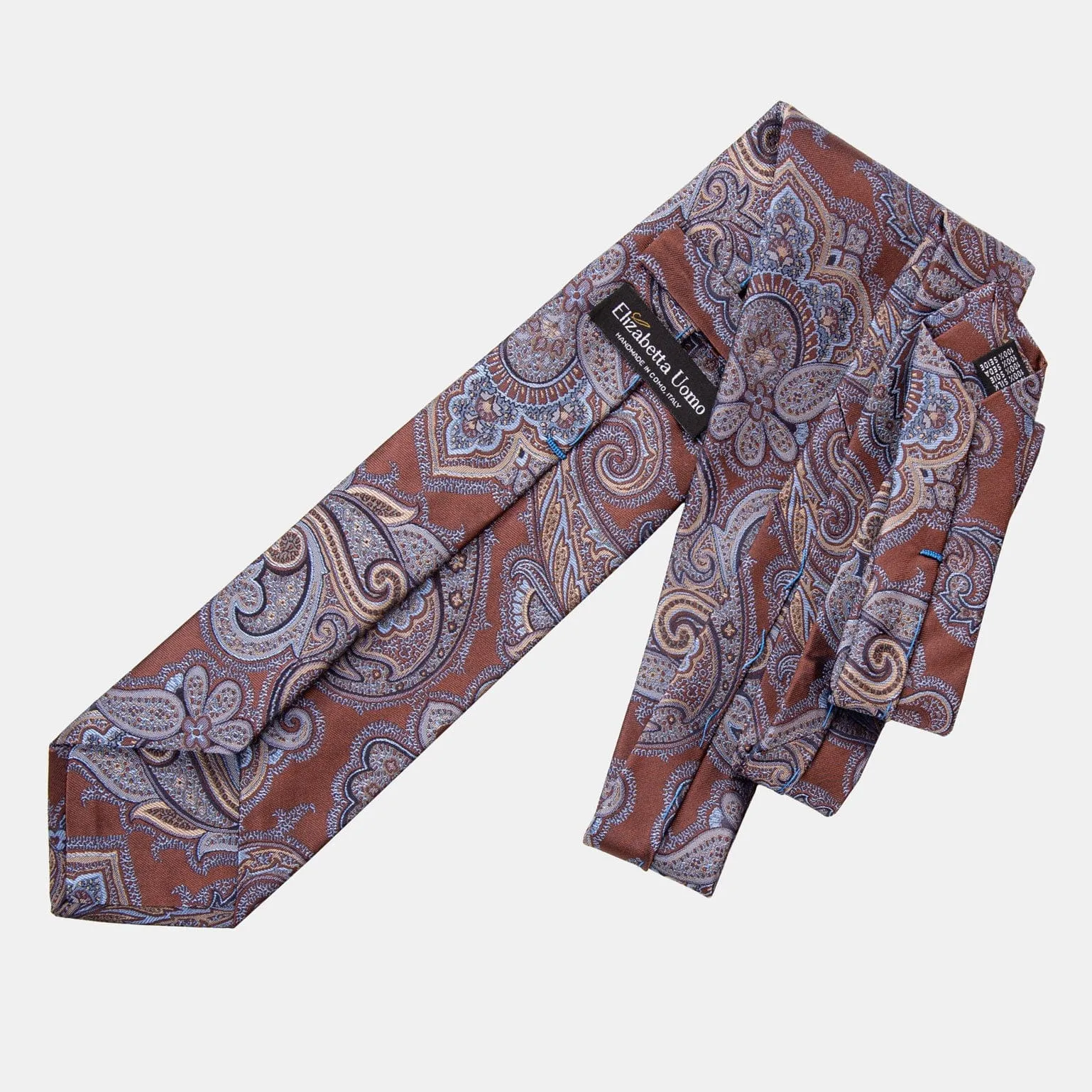 Cortina - Silk Jacquard Tie - Copper