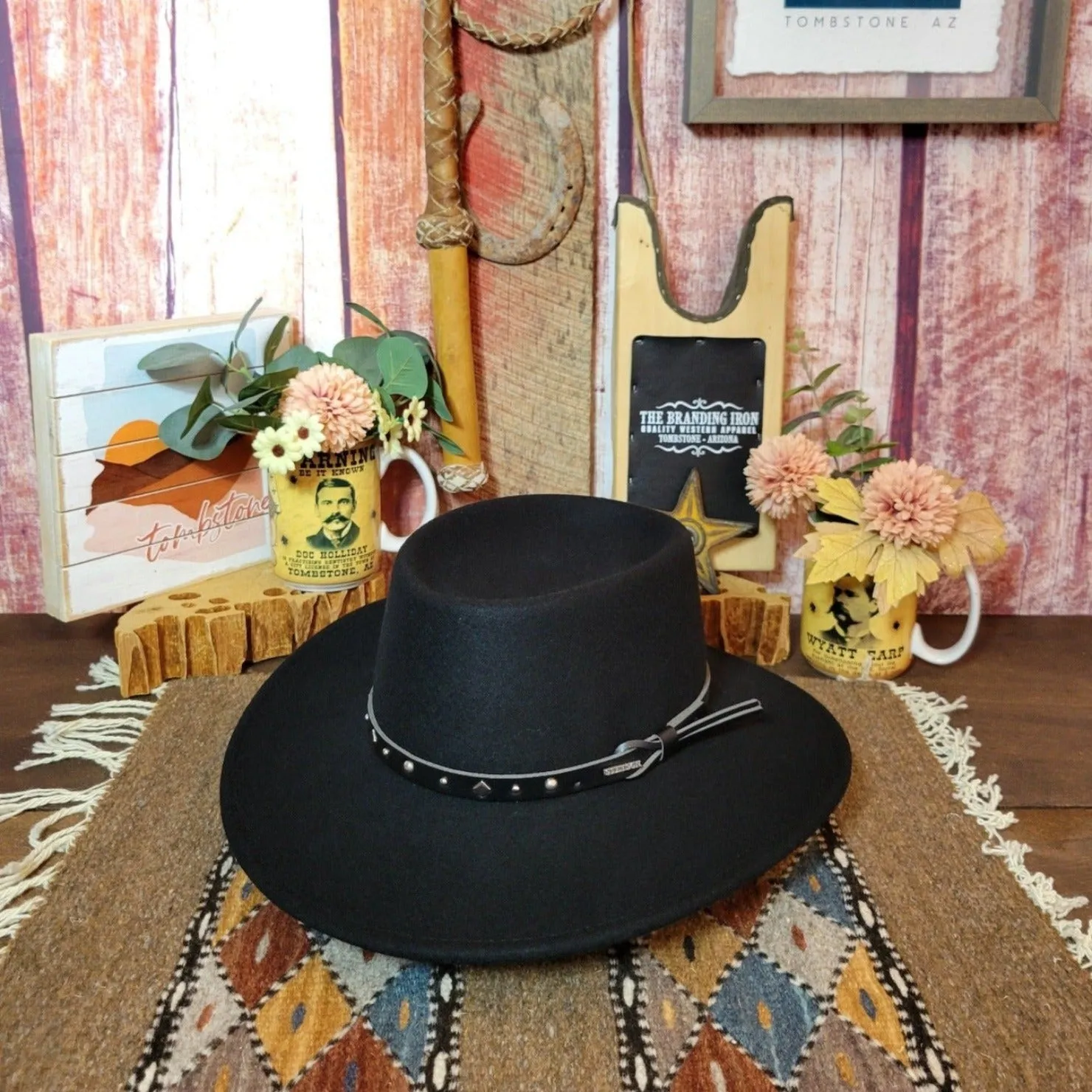 Crushable Wool Hat the "Black Hawk" Hat by Stetson  SWBKHK-783207