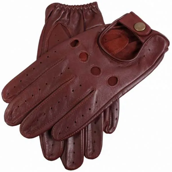 DENTS Delta Leather Driving Gloves - Mens Unlined - English Tan