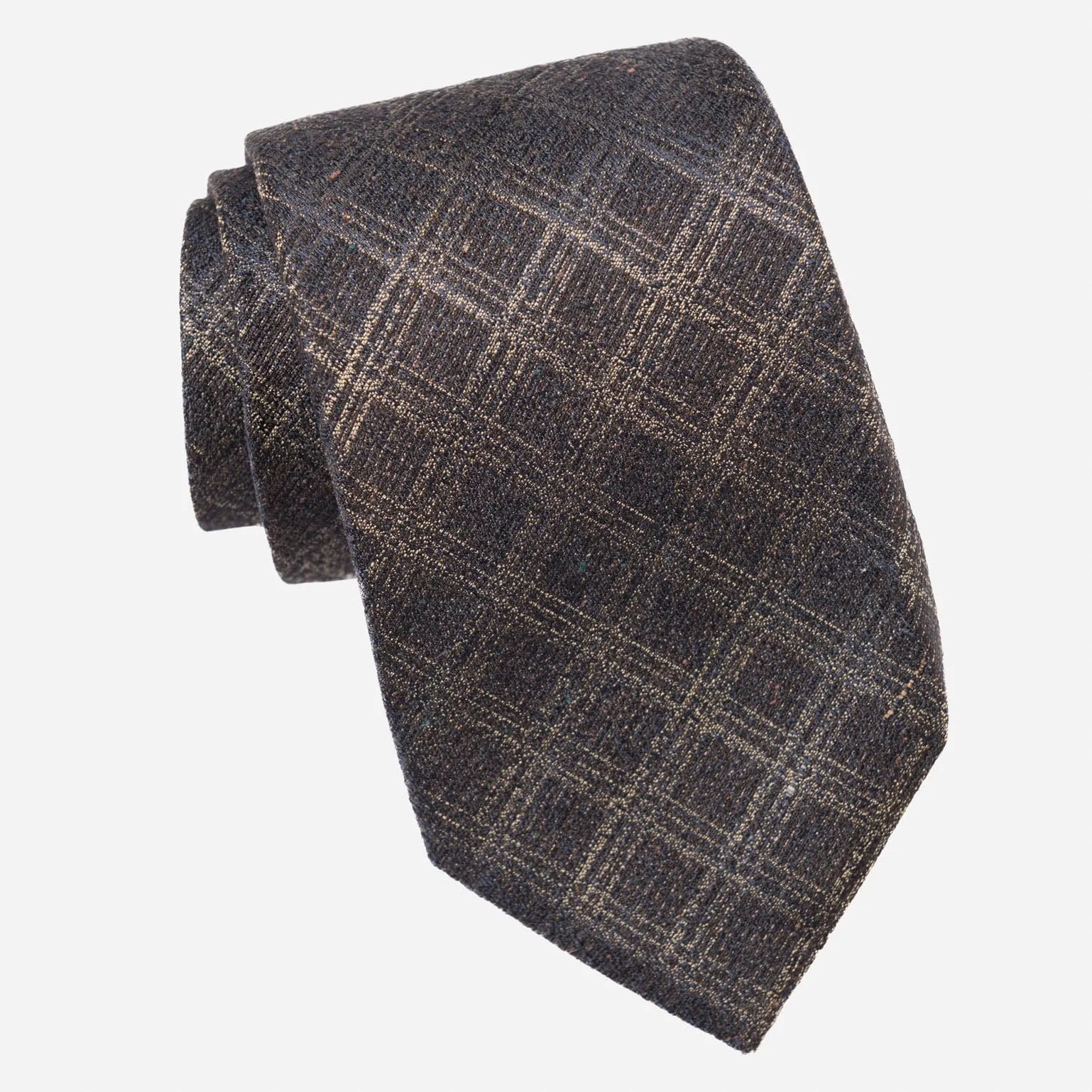 Empoli - Silk Jacquard Tie - Bronze