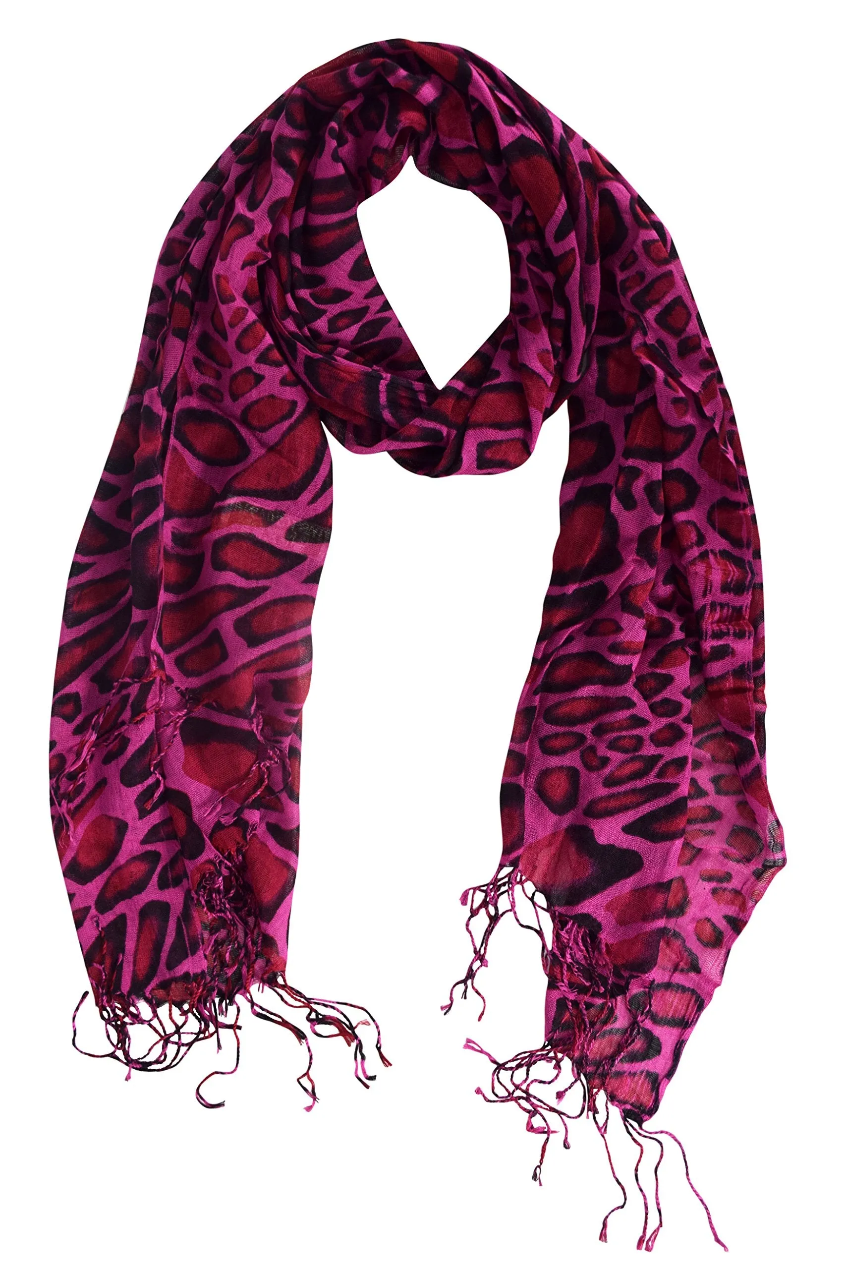 Fashionable Trendy Giraffe Print Animal Print Pashmina Shawl Wrap