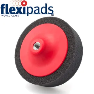 FLEXIPADS BLACK SOFT POLISHING SPONGE 150MM M14 X 2MM FLEX 44205