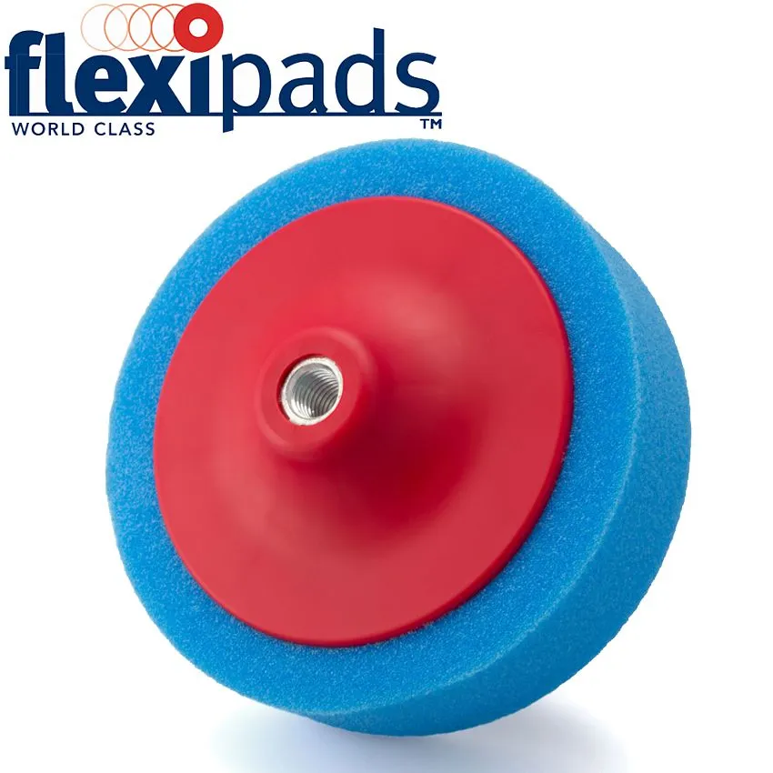 FLEXIPADS BLUE COMPOUNDING/POLISH SPONGE 150MM M14 X 2MM FLEX 44105