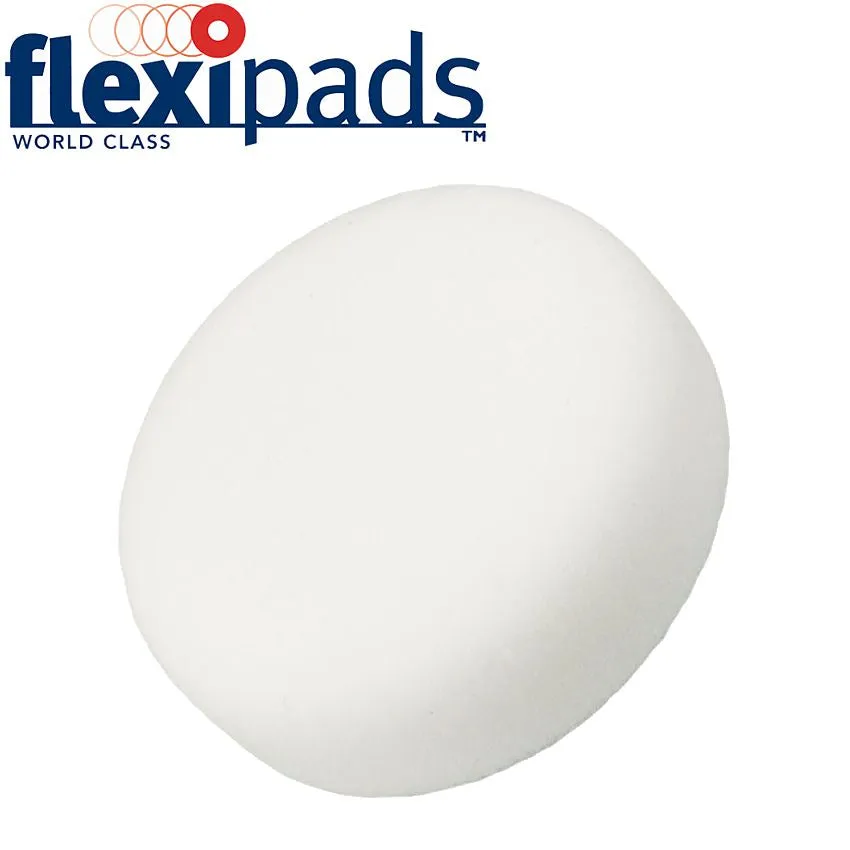 FLEXIPADS SPONGE WHITE HOOK AND LOOP 79MM FLEX 44416