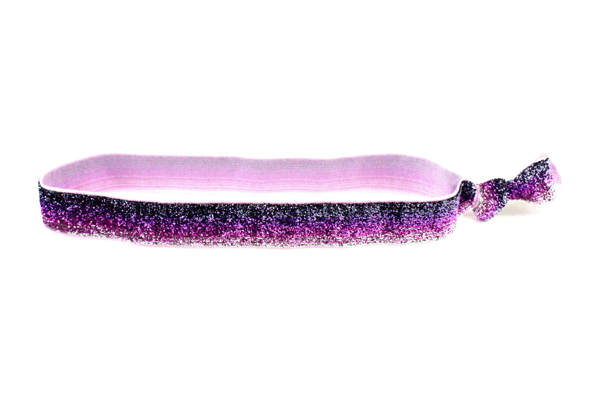 Glitter Purple Sunset Elastic Headband (SKU 5051 HB)