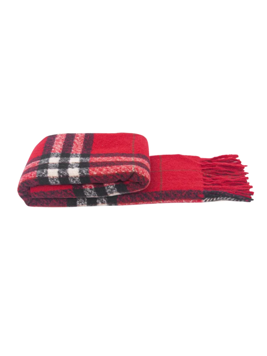 Heavyweight Scarf - Red Check