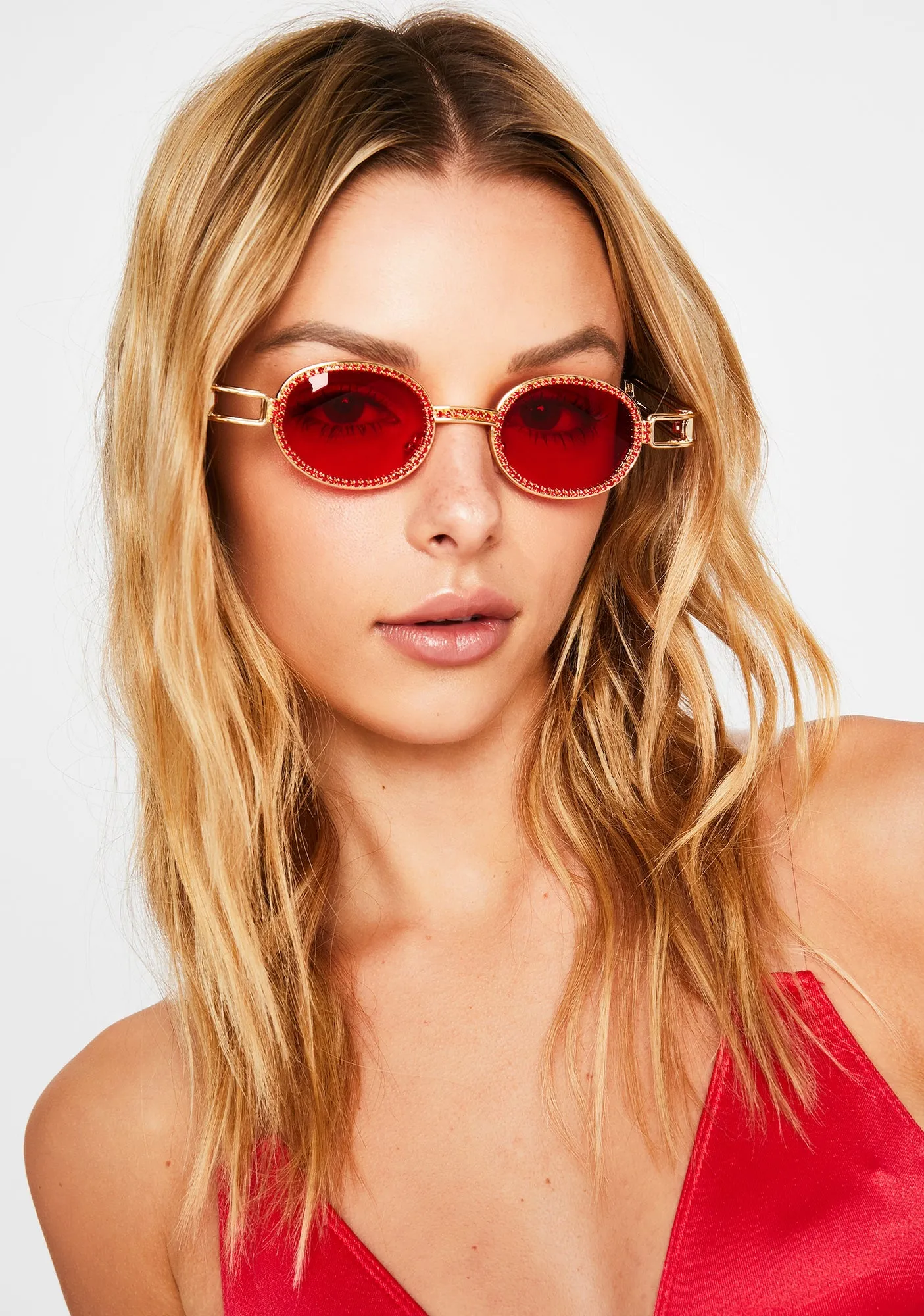 Hot Beverly Hills Rhapsody Oval Sunglasses