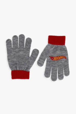 Hot Wheels Youth Boys Magic Winter Gloves | Kids Size 4-6T