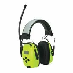 Howard Leight by Honeywell Sync Radio HI-VIS Digital AM/FM Radio Ear Muffs (NRR 25)