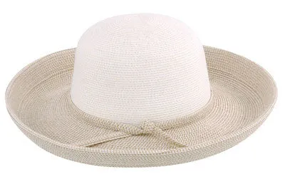 Jeanne Simmons - Two Tone Kettle Brim Hat