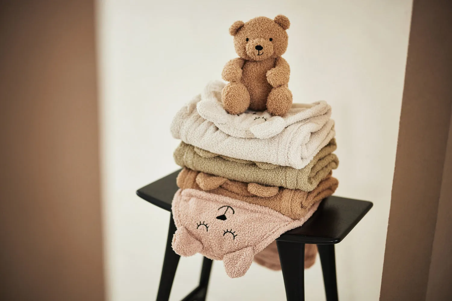 Jollein Swaddle Cloth | Bear Boucle Wild Rose