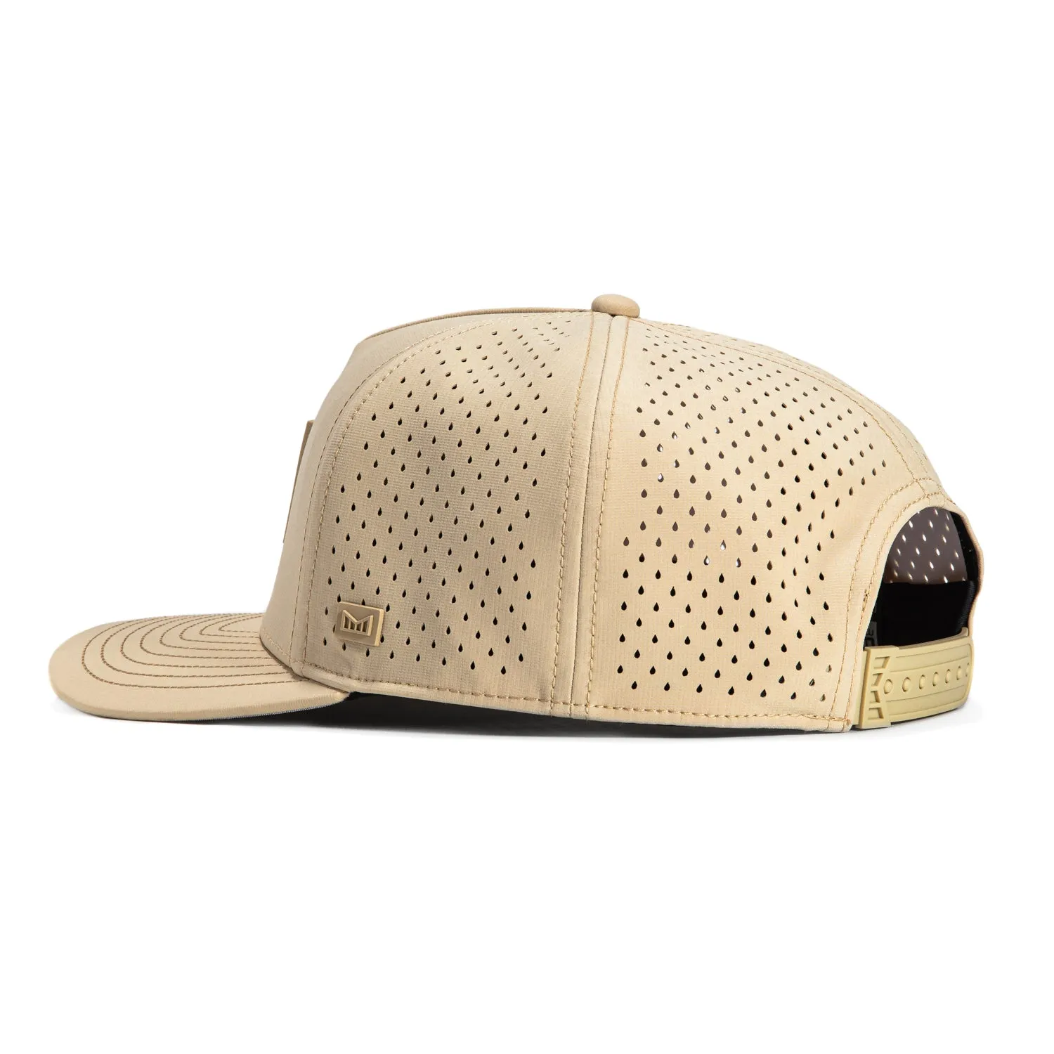 Melin Odyssey Stacked Hydro Snapback Hat - Khaki