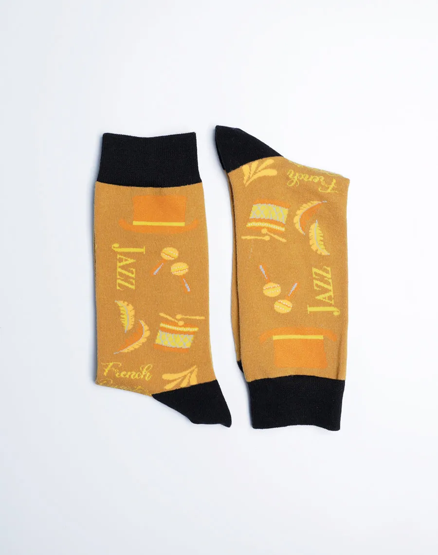 Men's Old School NOLA Crew Socks