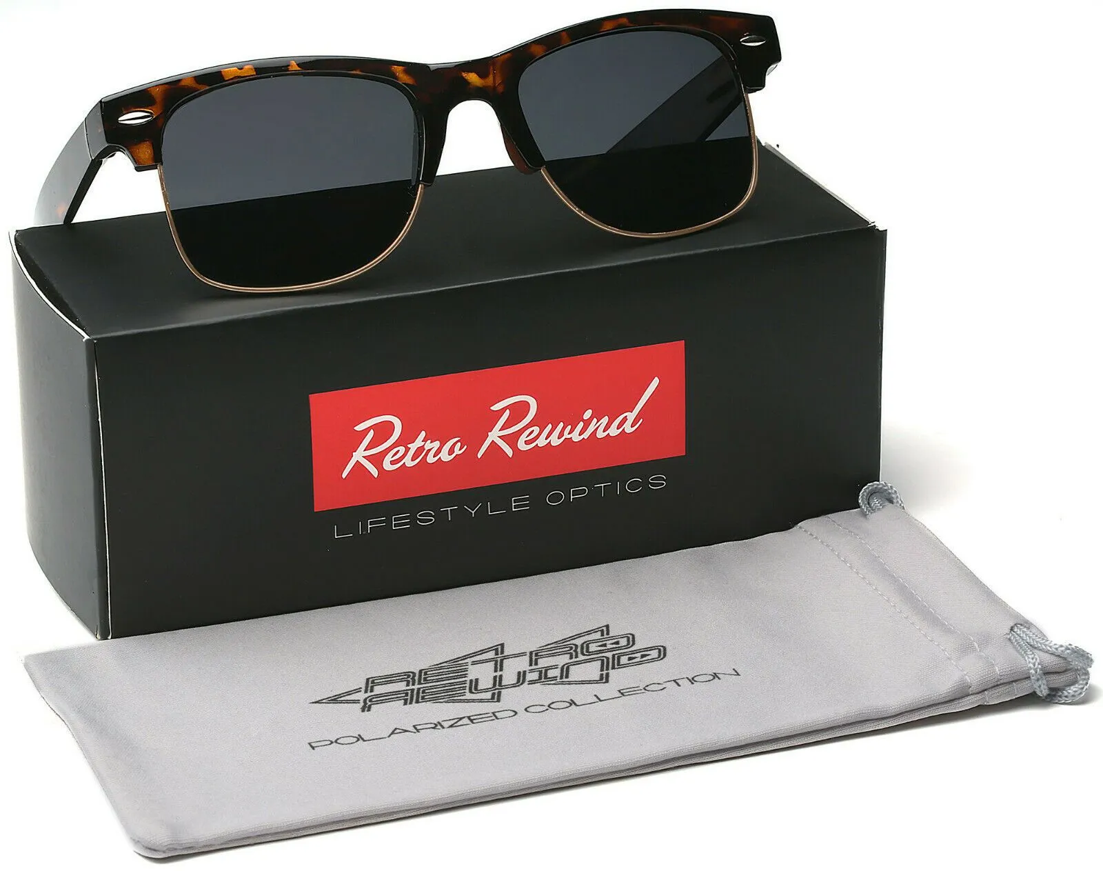 MRoyale™ Retro Men's Large Polarized Sunglasses