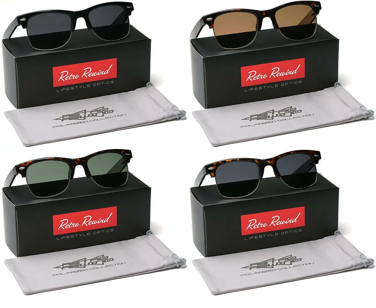 MRoyale™ Retro Men's Large Polarized Sunglasses