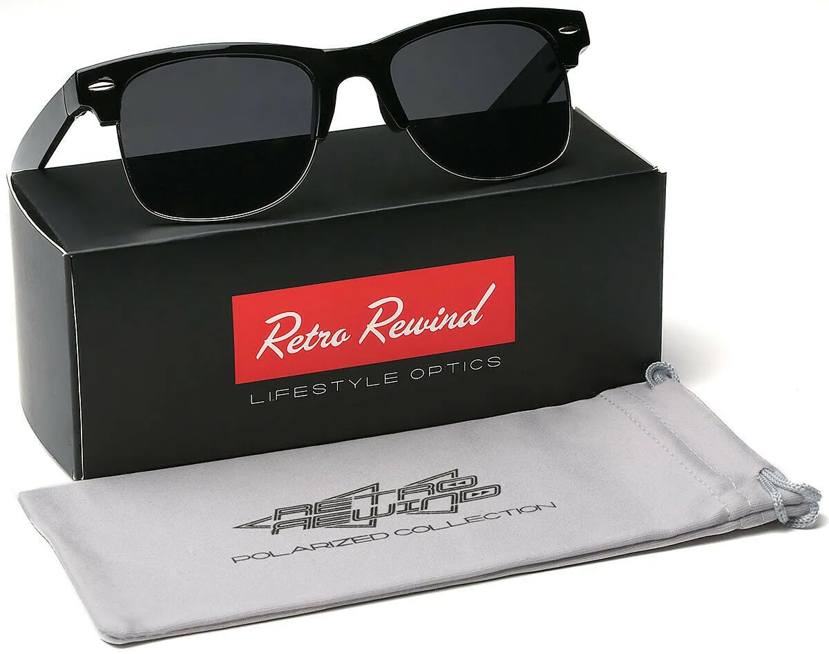 MRoyale™ Retro Men's Large Polarized Sunglasses