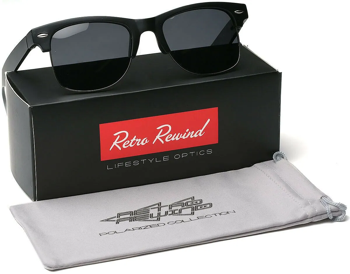 MRoyale™ Retro Men's Large Polarized Sunglasses