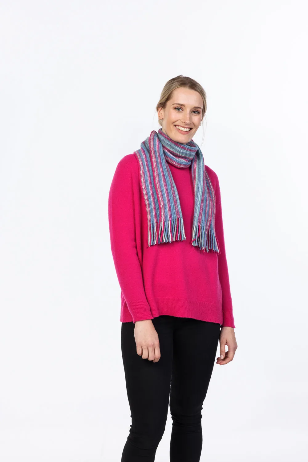 MULTI STRIPED SCARF