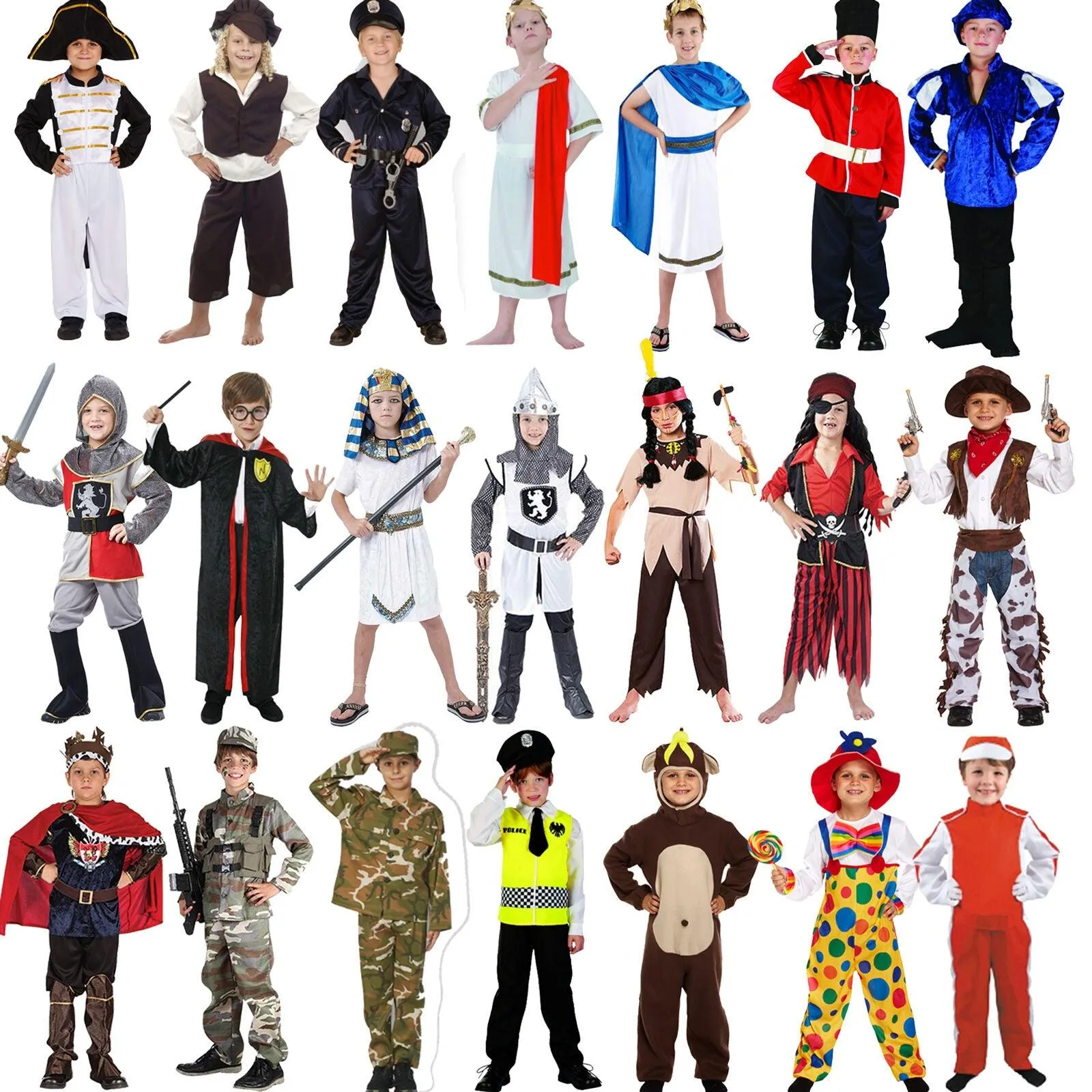 New Kids Boys Stylish Complete Outfit Fancy Dress Costumes