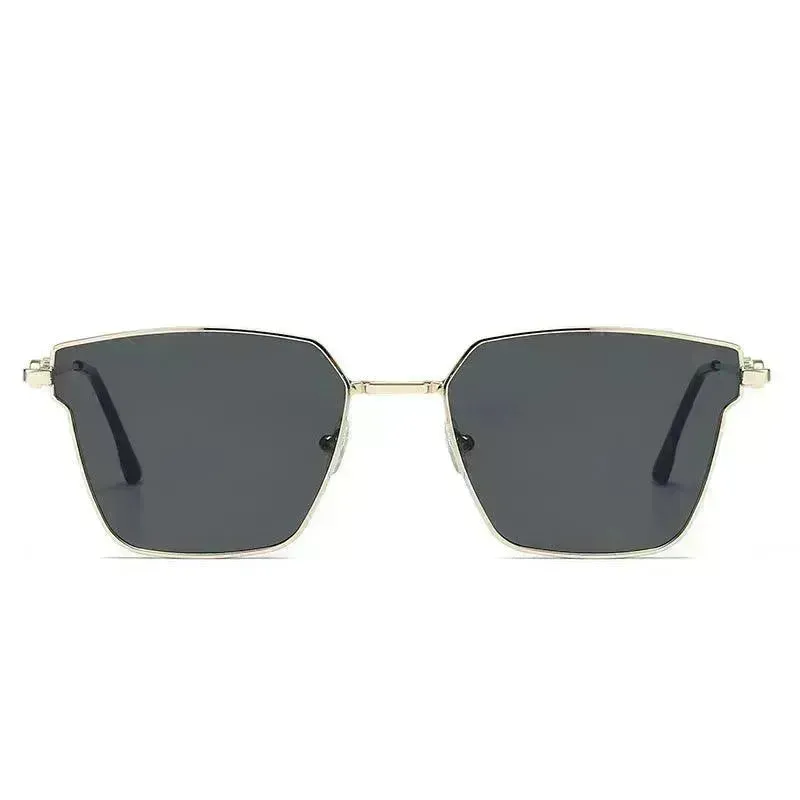 New Retro Small Frame Metal Hip Hop Sunglasses