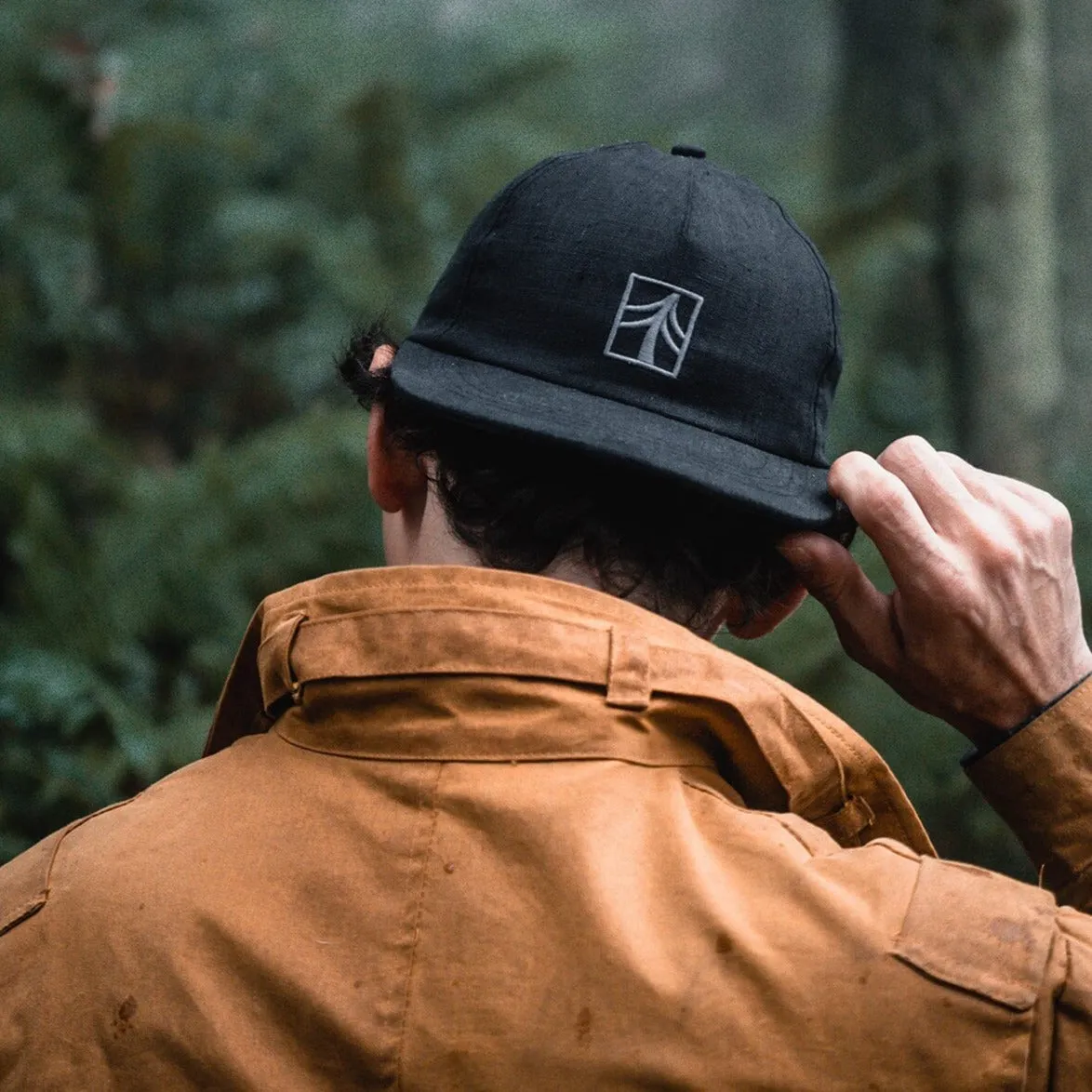 Newport 100% Hemp Strapback | Black