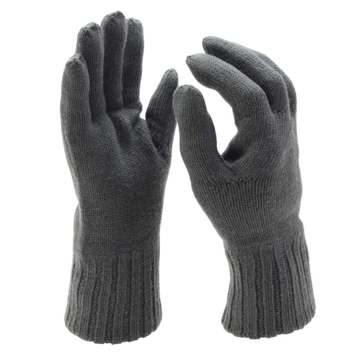 Original Austrian military warmer wool gloves gray breathable knitted winter NEW