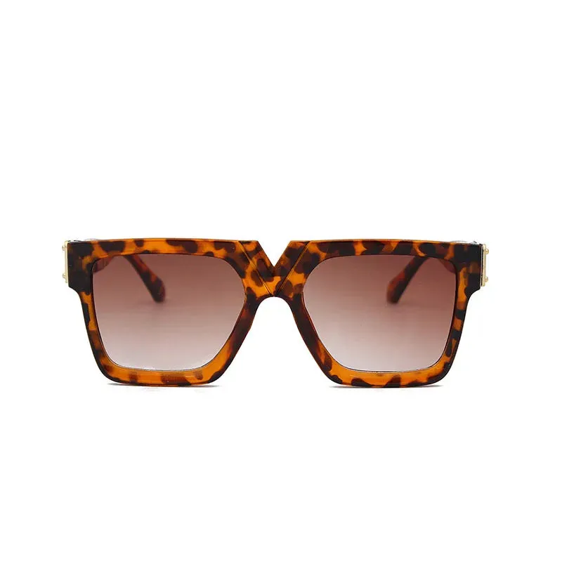 Oversized Square Retro Sunglasses