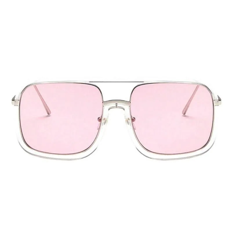 Oversized Square Sunglasses Women Retro Sunglasses