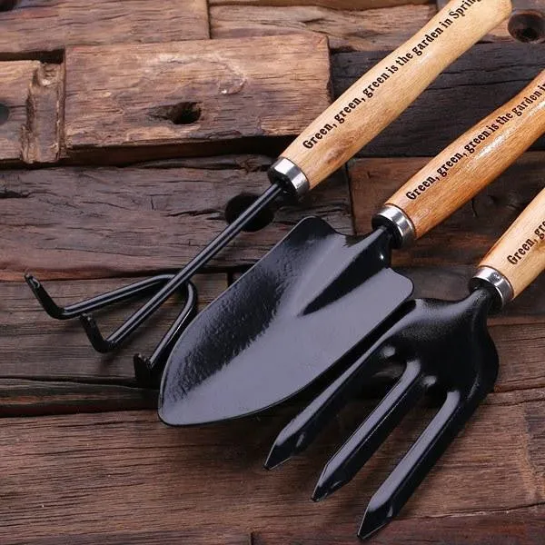 Personalised 3 Piece Garden Tool Set