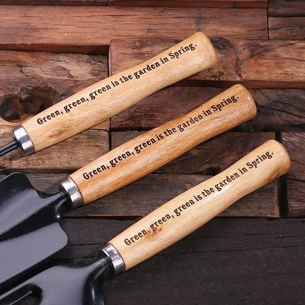 Personalised 3 Piece Garden Tool Set