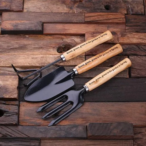 Personalised 3 Piece Garden Tool Set