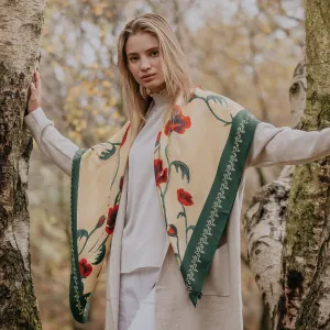 Poppy Square Scarf