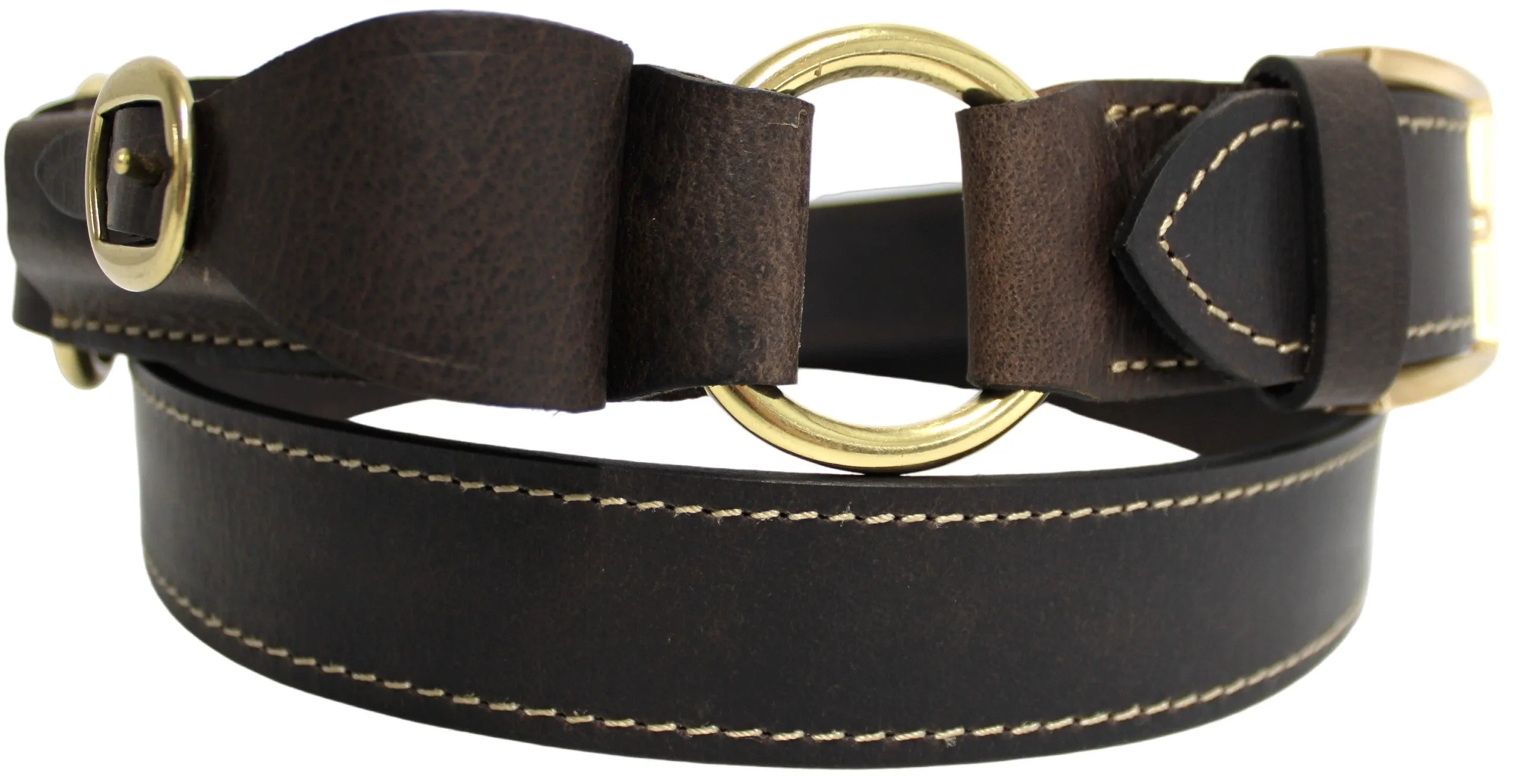 Quality Full Grain Leather Hobble Belt. Colour: Brown. Style No: 42029.