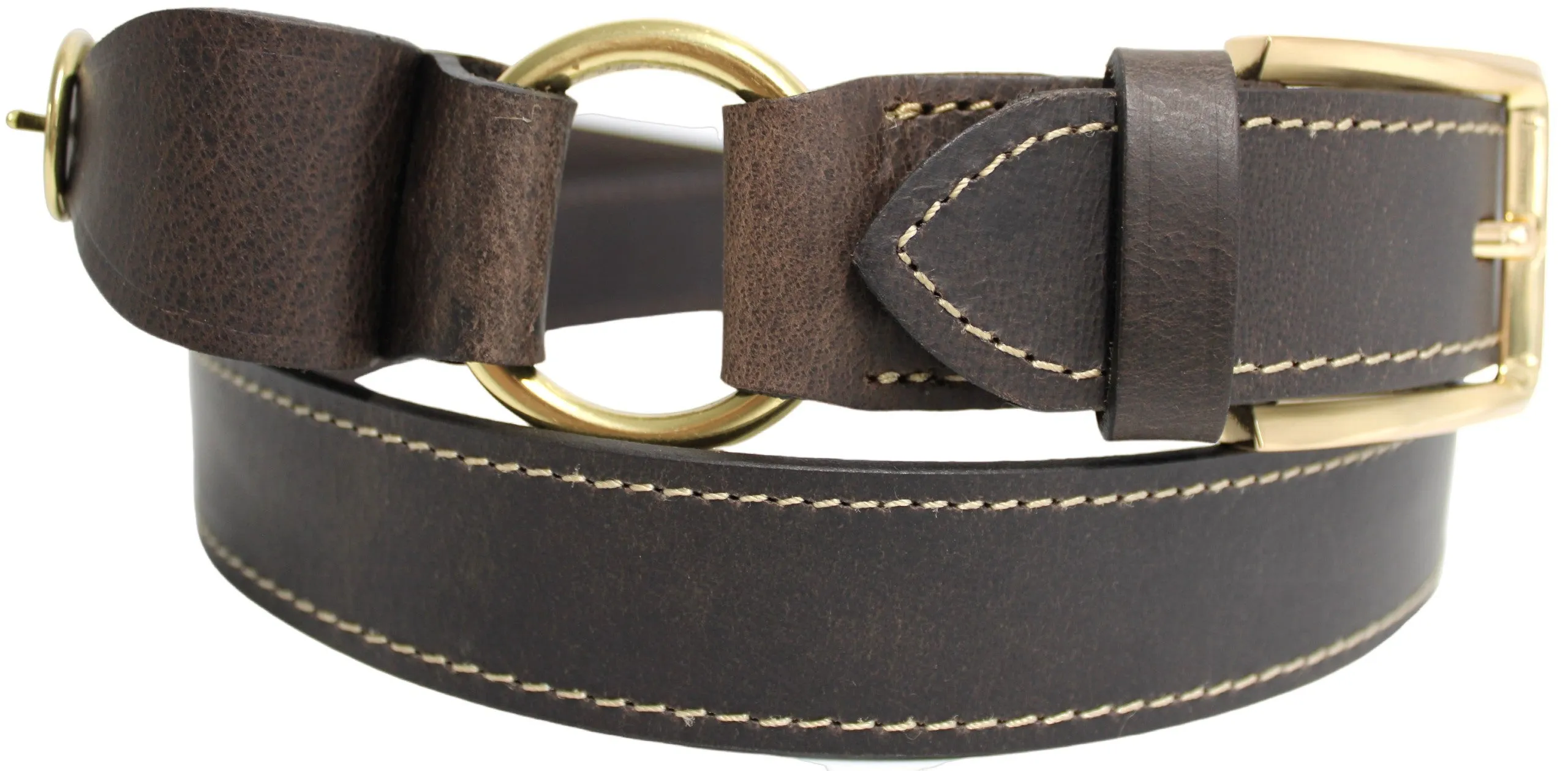 Quality Full Grain Leather Hobble Belt. Colour: Brown. Style No: 42029.