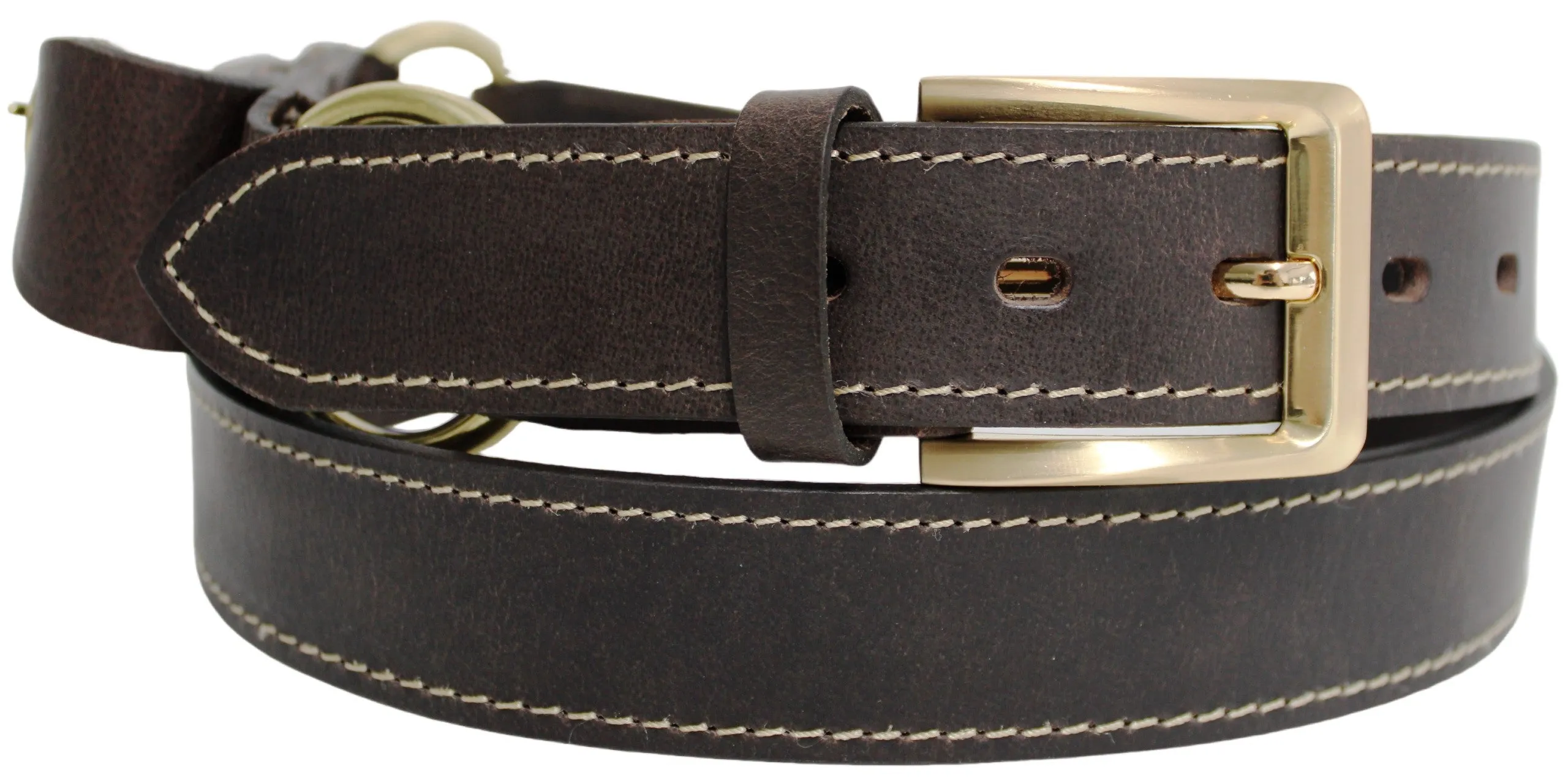 Quality Full Grain Leather Hobble Belt. Colour: Brown. Style No: 42029.